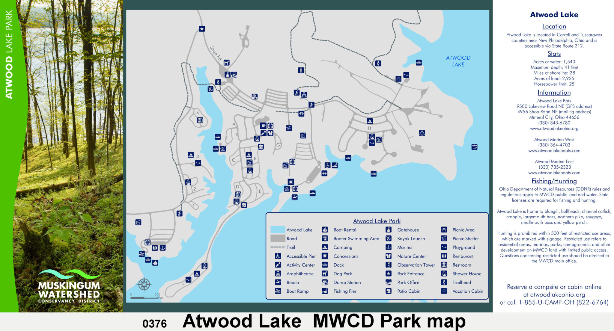 Atwood Lake MWCD Park Map