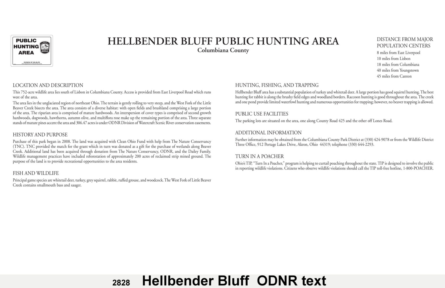 q Hellbender Bluff – Ohio Hunting Maps – 1400+ page Map Guide to Public ...